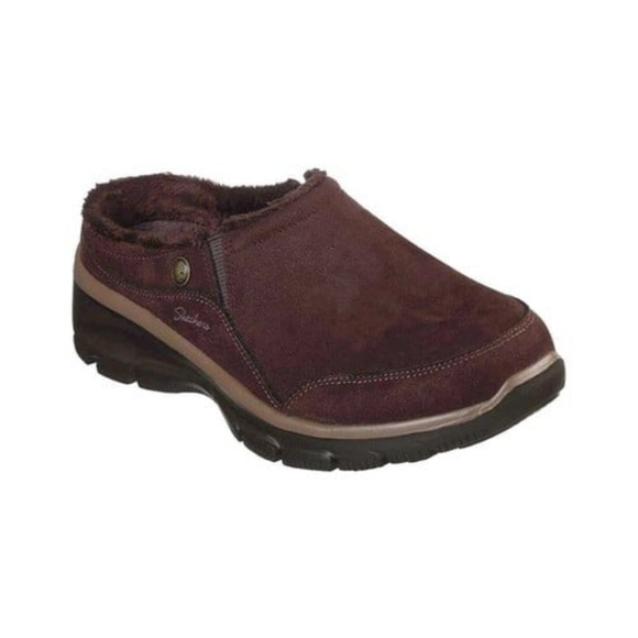 Skechers #49532 Relaxed Fit Air Cooled Memory Foam Slip-On Open Back Mule Shoes - Picture 1 of 13